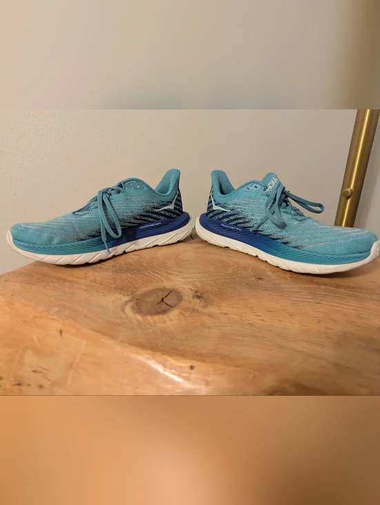 Hoka Womens Mach 5 'Ocean Mist' - Picture 9 of 12